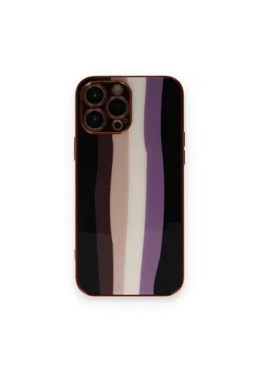  İphone 14 Pro Max Kılıf Luna Cam Kapak - Ürün Rengi : Gri