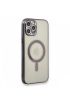  İphone 12 Pro Max Kılıf Magneticsafe Lazer Silikon - Ürün Rengi : Gümüş