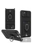  Samsung Galaxy A03 Kılıf Zuma Kartvizitli Yüzüklü Silikon - Ürün Rengi : Siyah