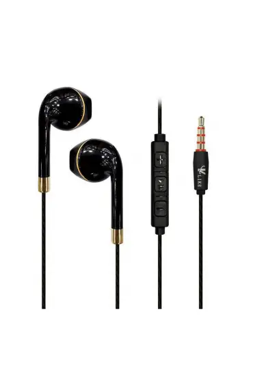  Vlike Vk820 Kulak İçi Kulaklık - Ürün Rengi : Siyah