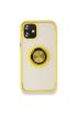  İphone 12 Mini Kılıf Montreal Yüzüklü Silikon Kapak - Ürün Rengi : Lacivert