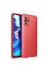  Xiaomi Poco M5s Kılıf Focus Derili Silikon - Ürün Rengi : Kırmızı