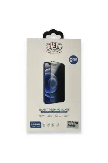  İphone 14 Pro Bilvis Hayalet Cam Ekran Koruyucu - Ürün Rengi : Siyah