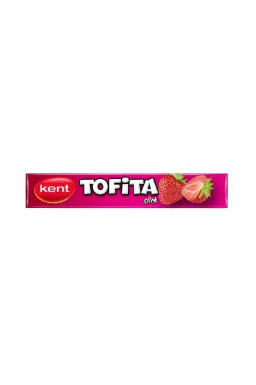 Kent Tofita Çilek Aromalı Şeker 47gr x 20 Adet
