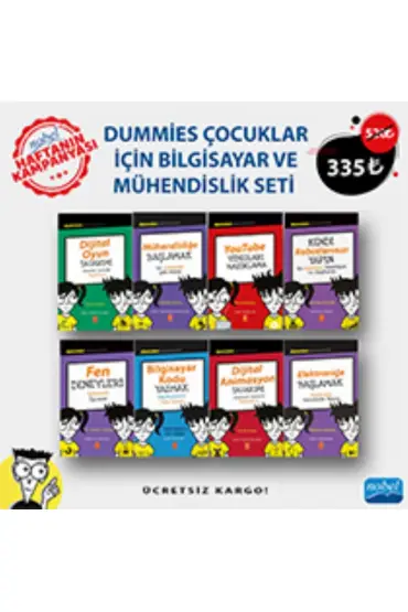 DUMMİES ÇOCUKLAR İÇİN BİLGİSAYAR VE MÜHENDİSLİK SETİ
