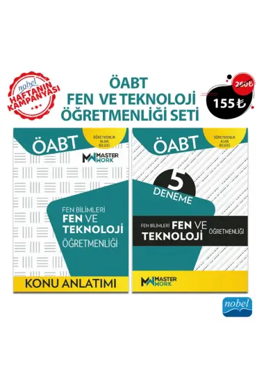 ÖABT FEN VE TEKNOLOJİ ÖĞRETMENLİĞİ SETİ