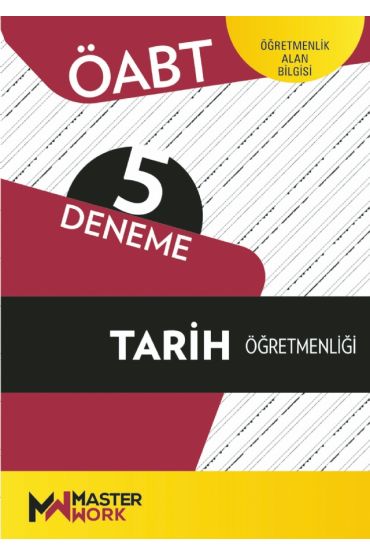 ÖABT - TARİH ÖĞRETMENLİĞİ - 5 Deneme