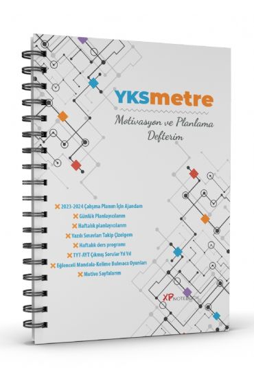 YKSMETRE Motivasyon ve Planlama Defteri / Günlük ve Haftalık Planlayıcı