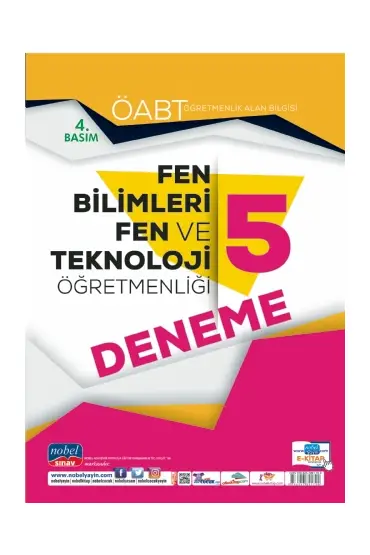 ÖABT Fen Bilimleri ve Teknoloji Öğretmenliği - Öğretmenlik Alan Bilgisi - 5 Deneme