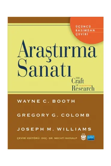 ARAŞTIRMA SANATI - The Craft of Research