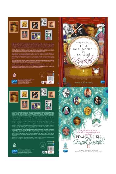 Geçmişten Günümüze Türk Halk Ozanları ve Şairleri Müzikali Piyano Eşlikli Gençlik Şarkıları - I-II (CD İlaveli)