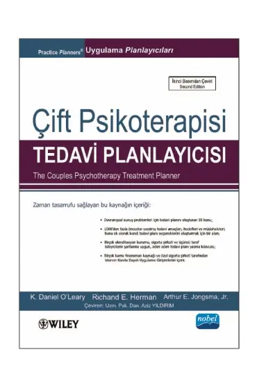 ÇİFT PSİKOTERAPİSİ TEDAVİ PLANLAYICISI / The Couples Psychotherapy Treatment Planner