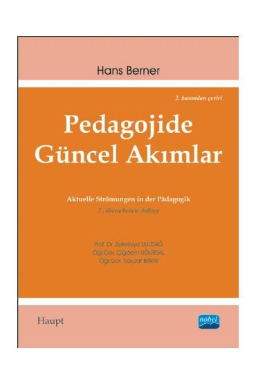 PEDAGOJİDE GÜNCEL AKIMLAR - Aktuelle Strömungen in der Pädagogik
