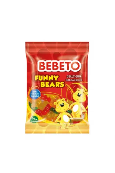 Bebeto Jelibon Funny Bears Yumuşak Şeker x 12 Adet  