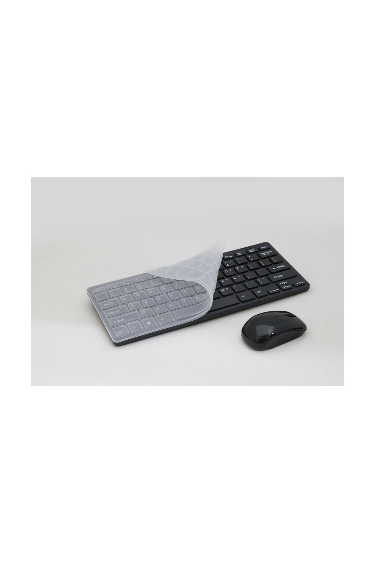 Kingboss Kablosuz Q Türkçe Klavye Mouse Set 2.4Ghz SiYAH