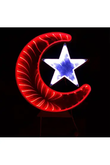 Ay Yıldız Işık Pano Türk Bayrağı Bigem Bm-079