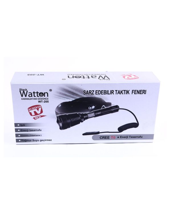 Orjinal 800 Lümen T6 Özel Avcı Feneri Watton Wt-205