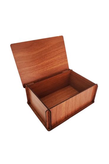 Ahşap Sarı Vosvos Baskılı Kutu