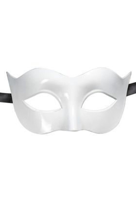 Beyaz Renk Masquerade Kostüm Partisi Venedik Balo Maskesi