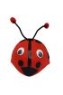 Gösteriler İçin Ponponlu Kırmızı Renk Uğur Böceği Hayvan Şapkası