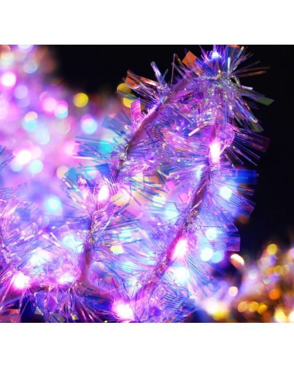 Led Işıklı Püsküllü Mor Renk Tavşan Tacı 21X17 cm