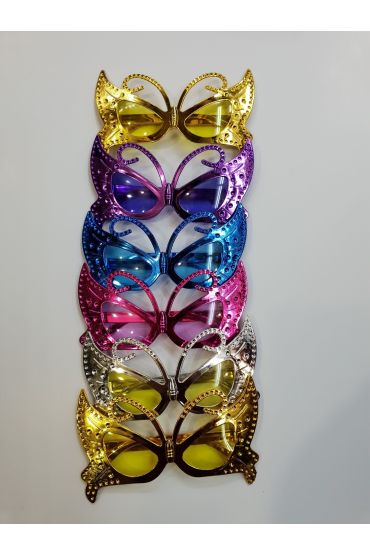 Kelebek Parti Gözlüğü 6 Adet