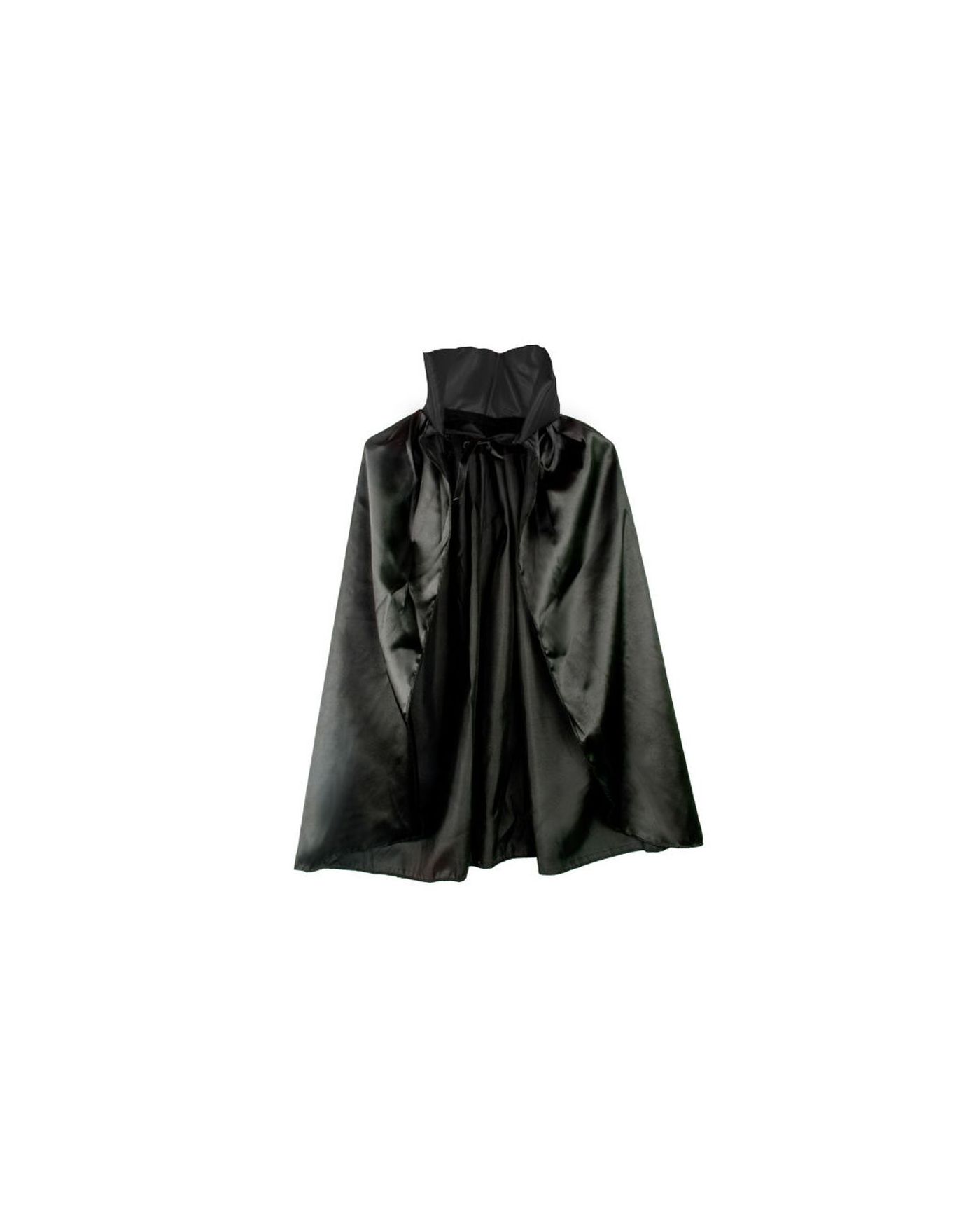 Siyah Renk Yakalı Halloween Pelerini 90 cm