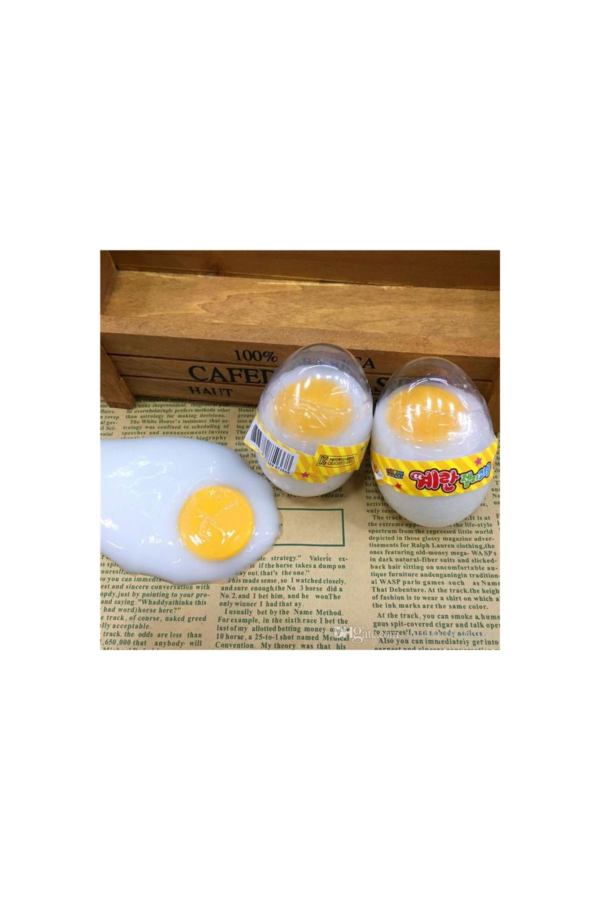 Kendinden Akışkan Sahanda Yumurta Şakası Yumurta Slime 1 Adet