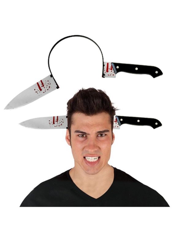 Halloween Kafaya Geçen Bıçak Şakası