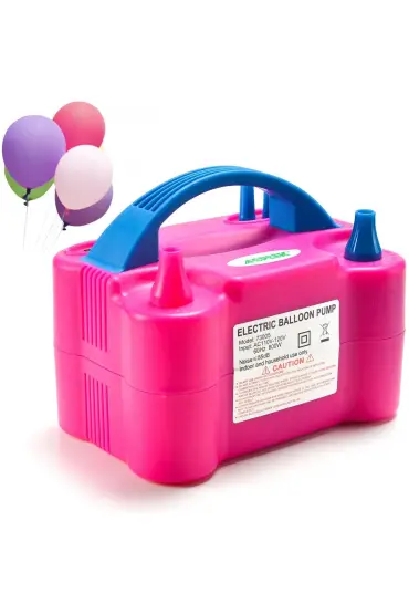 Elektrikli Balon Pompası Çift Uçlu Çift Çıkışlı Balon Makinası