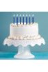 Mavi Renk Doğum Günü Evlilik Yıldönümü Pasta Mumları 10 Adet