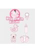 Hoşgeldin Kızım Baby Shower Sticker Etiket Seti 6 Adet