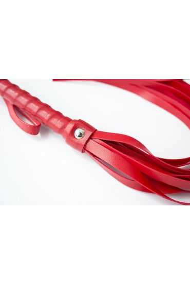 Kırmızı Renk Püsküllü Kırbaç Kamçı 54 cm