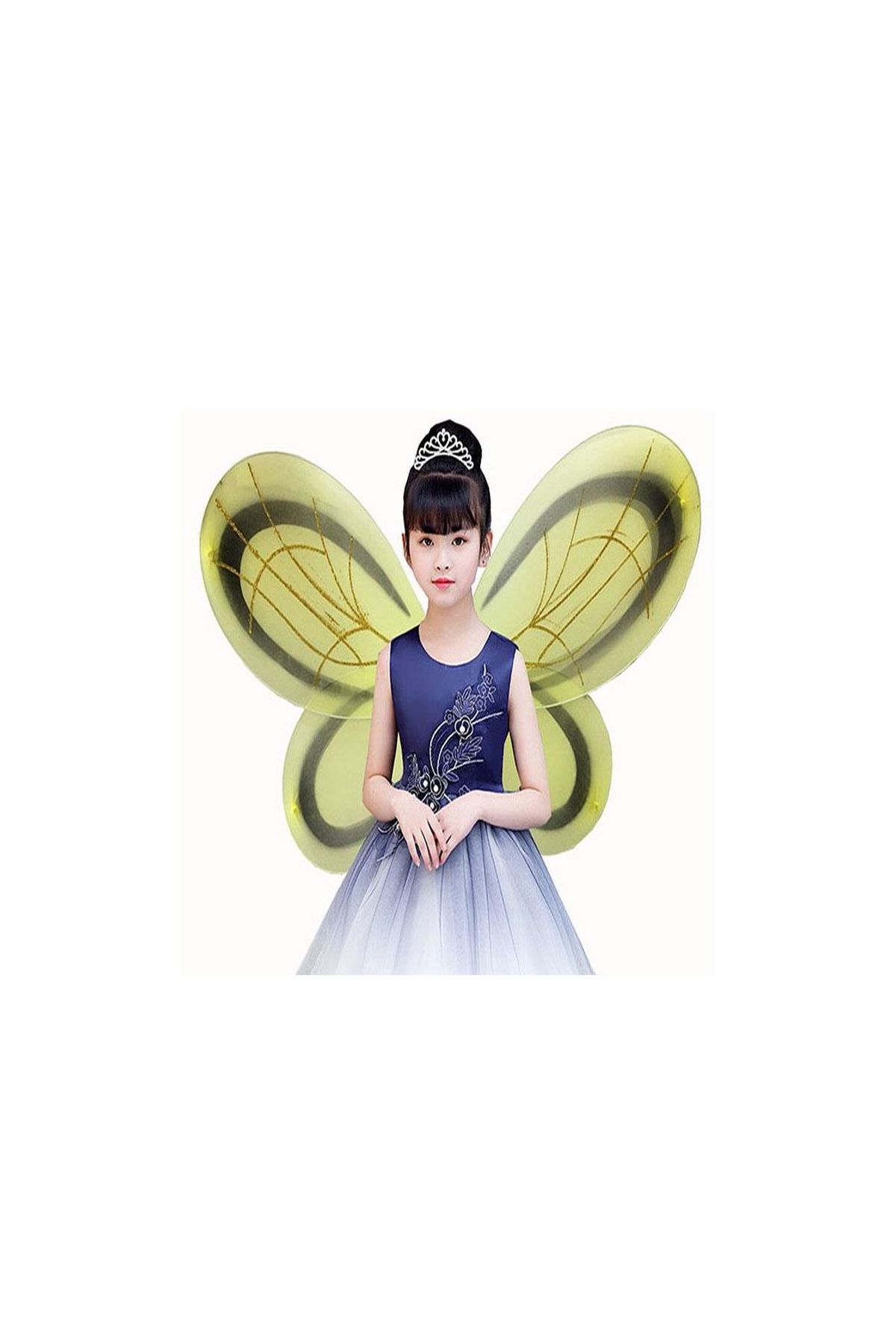 Çocuk Boy Mega Arı Kanadı ve Tacı 50x85 cm