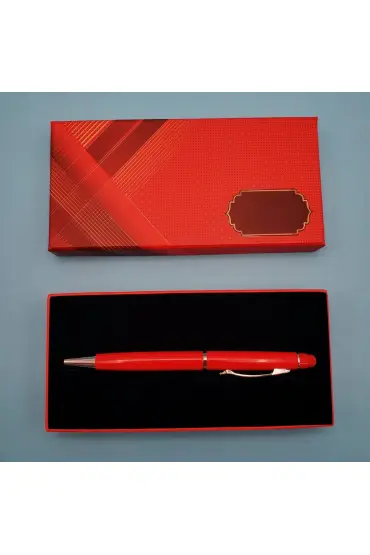 Kırmızı Tükenmez Kalem Touchpen