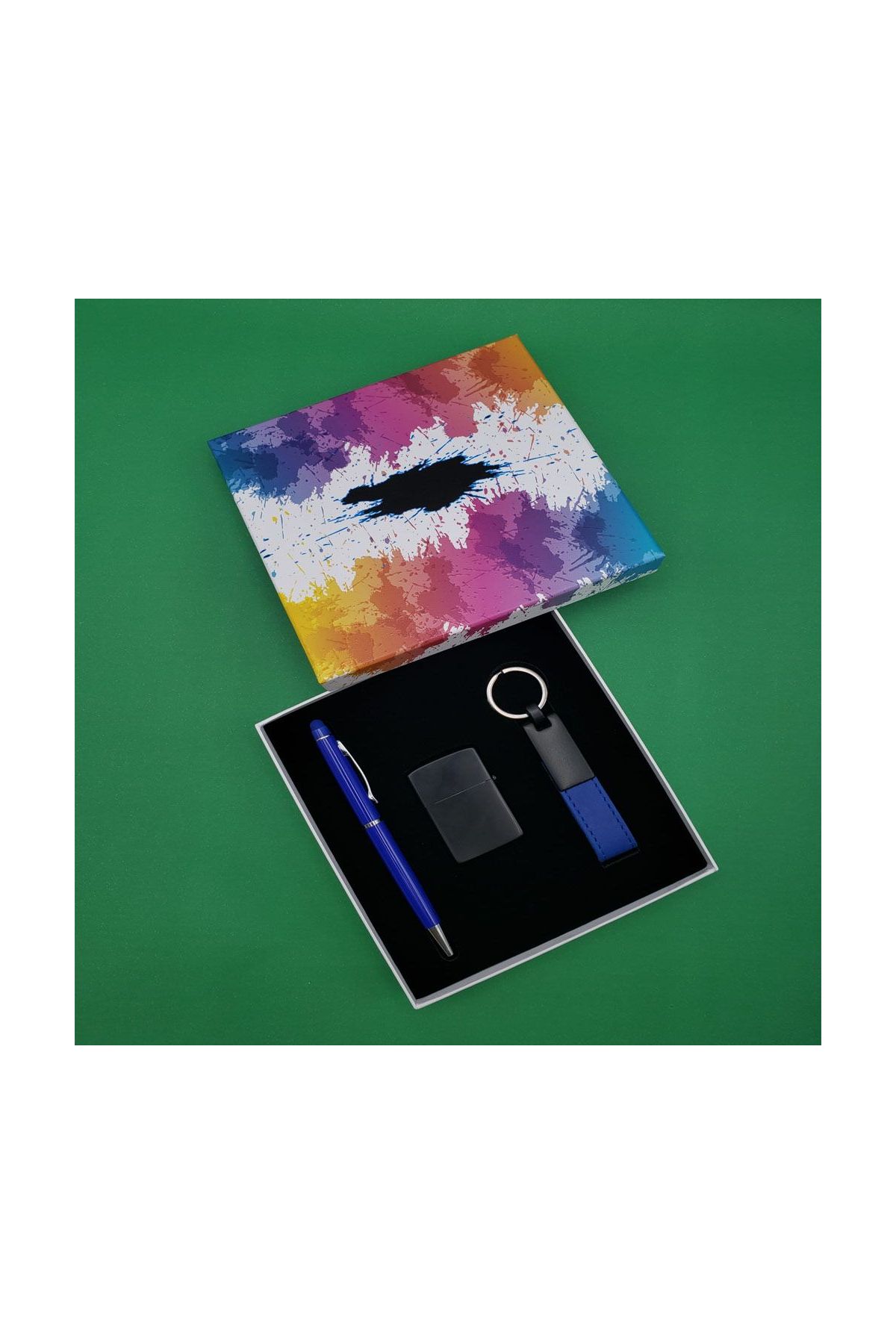 Kalem çakmak Anahtarlık Set