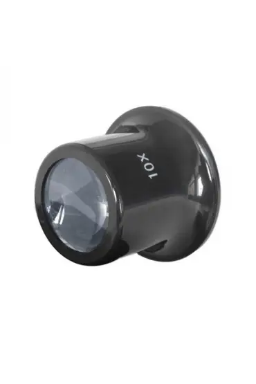 Nikula-10x Büyütmeli,saat,takı Onarım Için  Cam Lensli Optik Göz Büyüteç