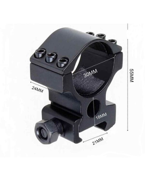 Nikula-30mm/21mm Tüfek Için Lazer,fener Bağlama Aparatı