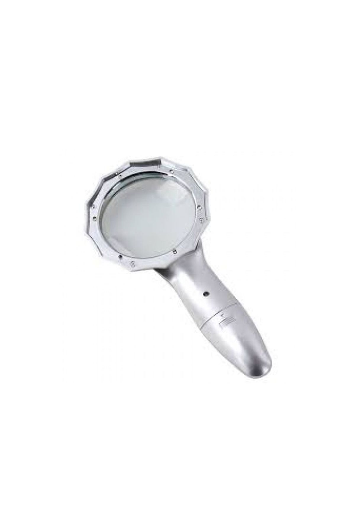Nikula-4x 6 Led Işık Aydınlatma 75mm Optik Lens El Büyüteç