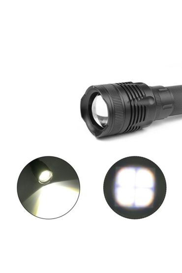 Alüminyum şarjlı Zoom'lu El Feneri F-6055