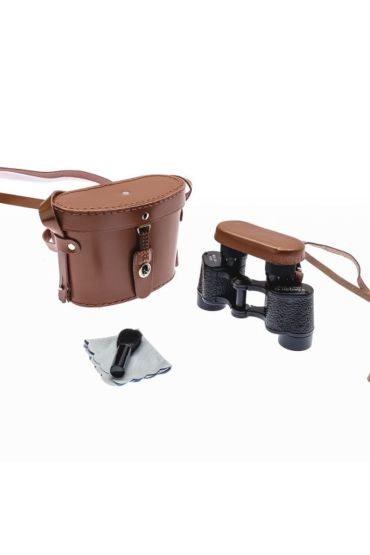 Baigish 6x24 Orjinal Deri çantalı Subay Dürbünü – Su Geçirmez – Artıkıl özellikli- Rus Malı – 1000m/86m