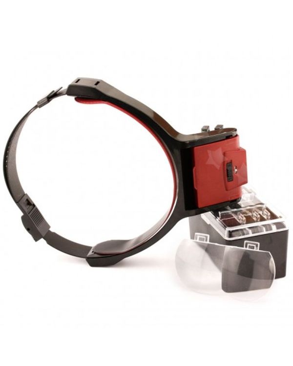 Nikula- Lens Takmalı 4 Lens , Led Lambalı şapka Tip Büyüteç