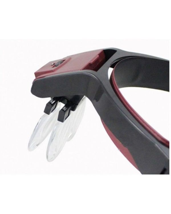 Nikula- Lens Takmalı 4 Lens , Led Lambalı şapka Tip Büyüteç