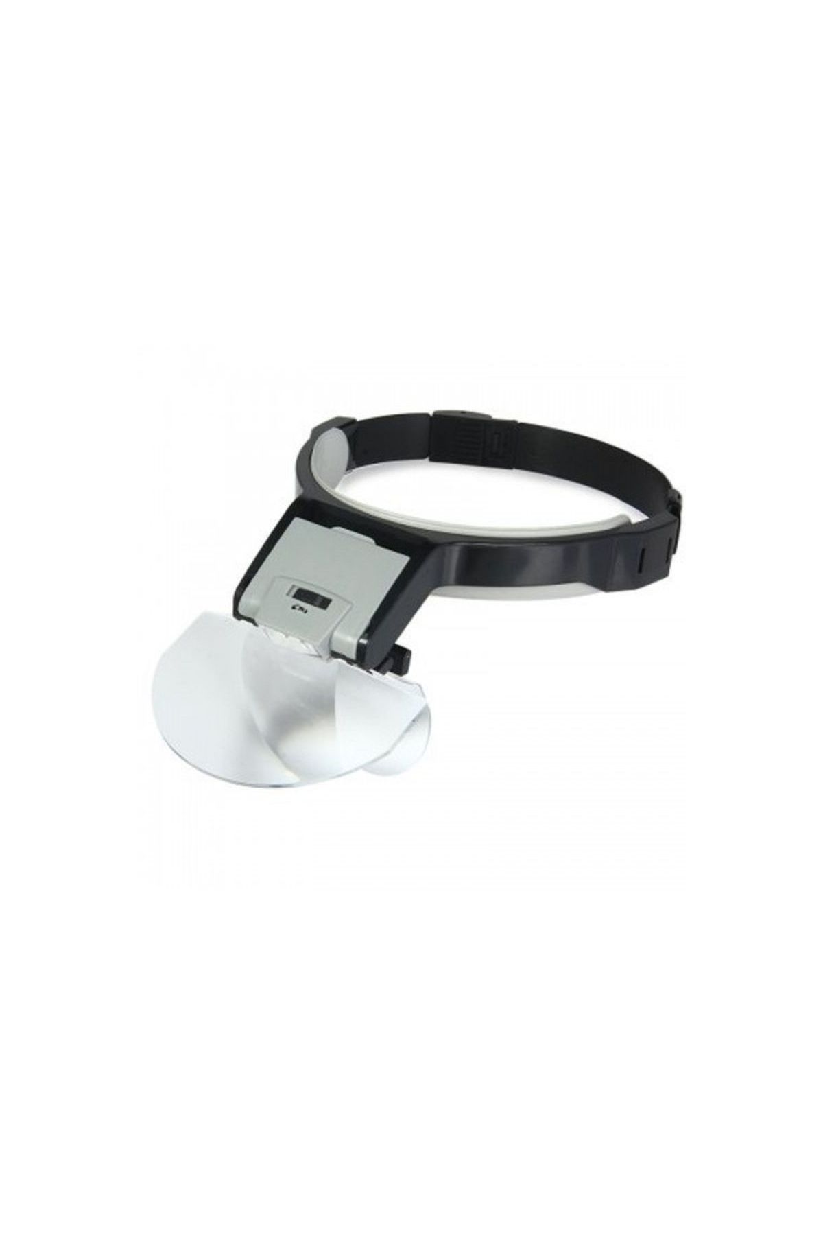 Nikula- Lens Takmalı 5 Lenslı , Led Lambalı şapka Tip Büyüteç