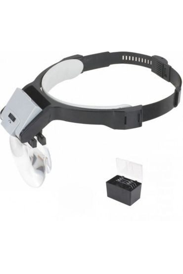 Nikula- Lens Takmalı 5 Lenslı , Led Lambalı şapka Tip Büyüteç