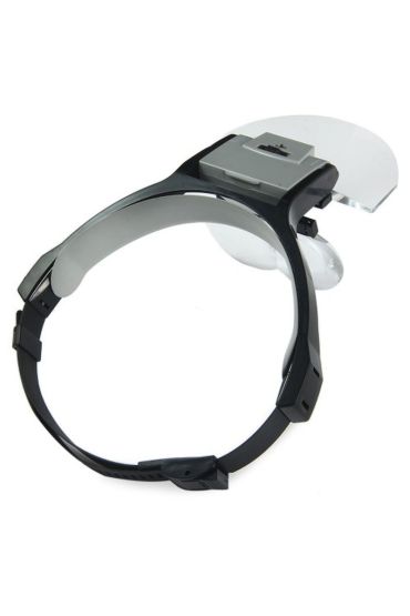 Nikula- Lens Takmalı 5 Lenslı , Led Lambalı şapka Tip Büyüteç