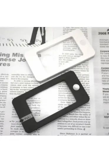 Nikula-iphone  şekli Led Işıkları Ile Led Aydınlatmalı,3x-5x,okuma Büyüteç