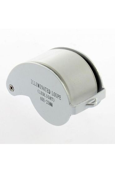 Nikula-mini 40x25mm Takı Büyüteç, Cep Büyüteç, Teftiş, Elmas Pullar, Madeni Kontrol Lup Mg21011