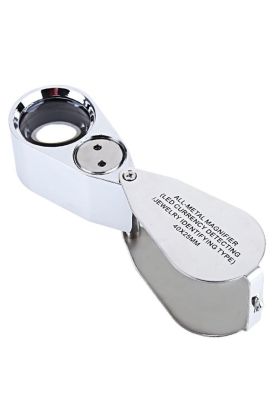 Nikula- Kontrol, Için özel Kutulu Metal ışıklı Lup 40x25