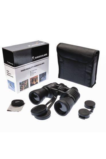 Nikula 7x50 – Geniş ön Mercekli Profesyonel El Dürbünü – 1000m/56m – Siyah V1